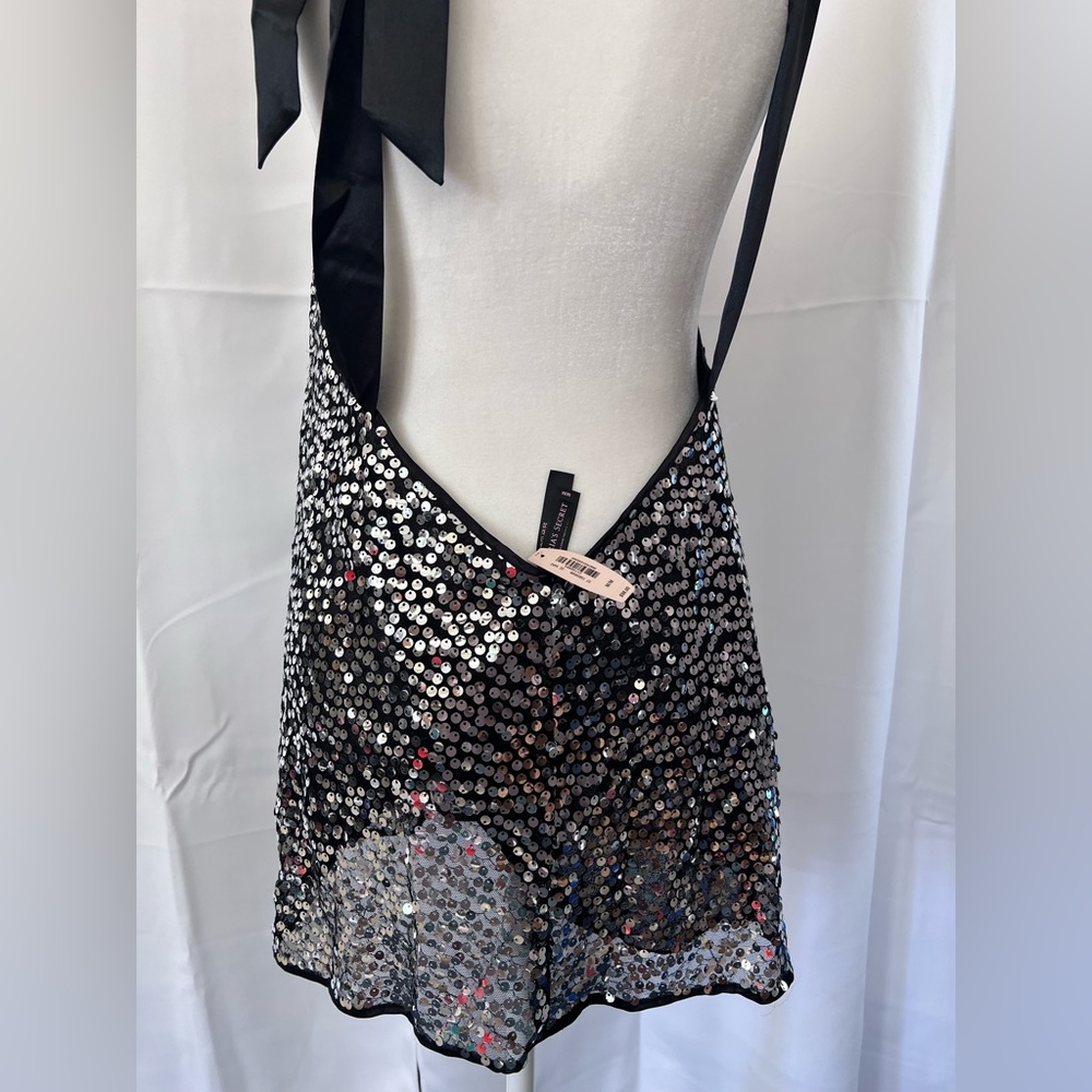 Victorias Secret sexy sequin dress super low back size Medium